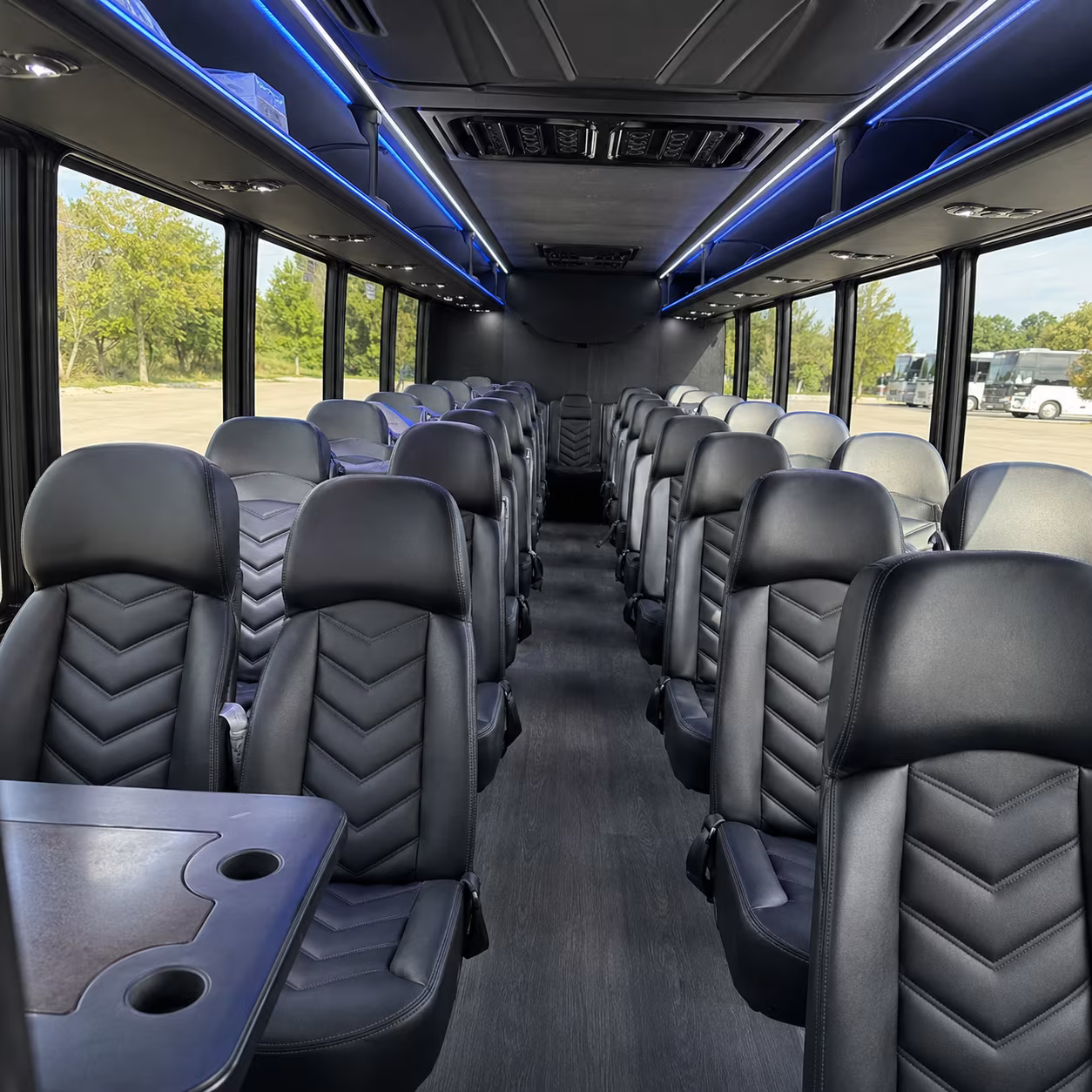 charter buses for great falls weddings at outdoor and ranch venues