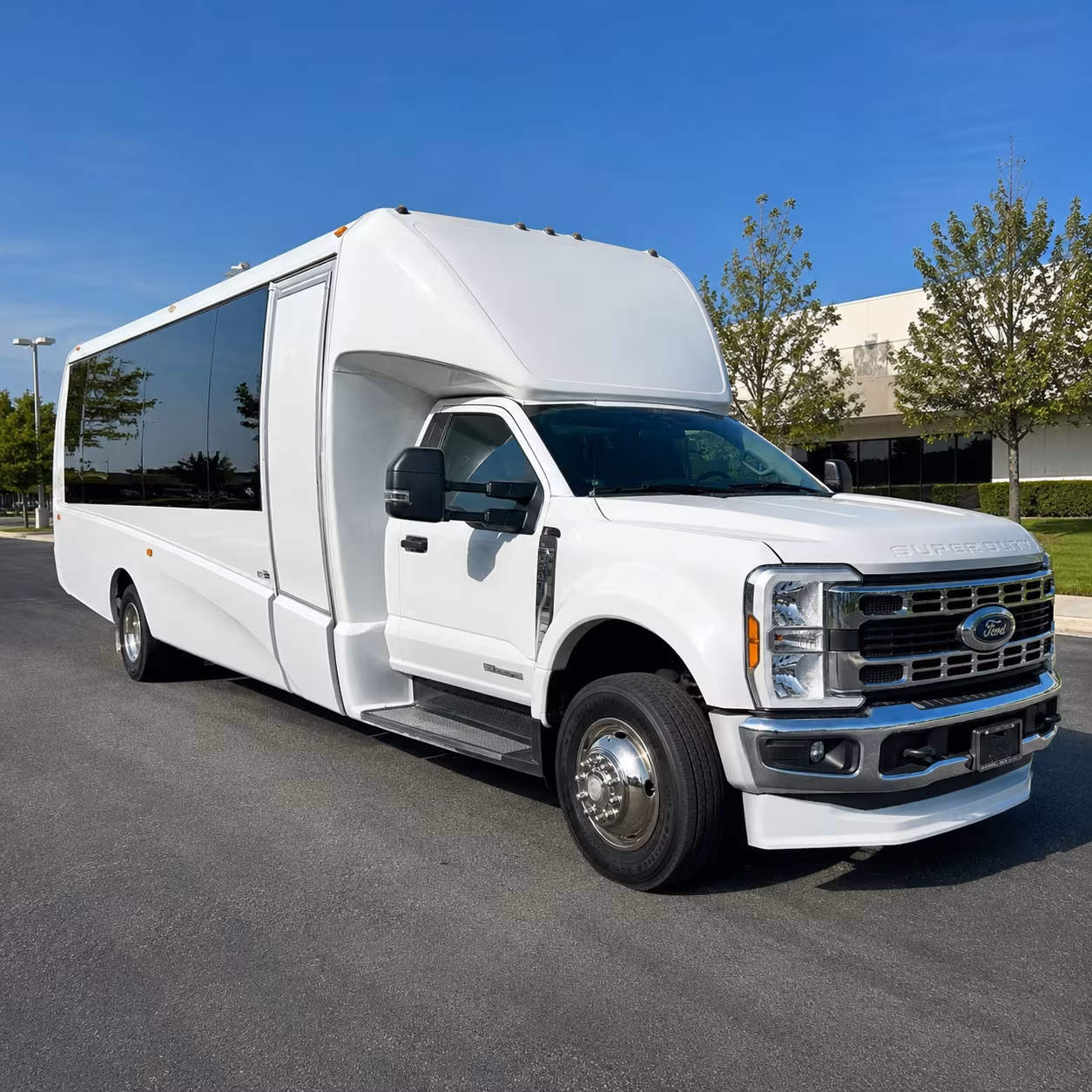 corporate airport transfer buses at great falls international airport