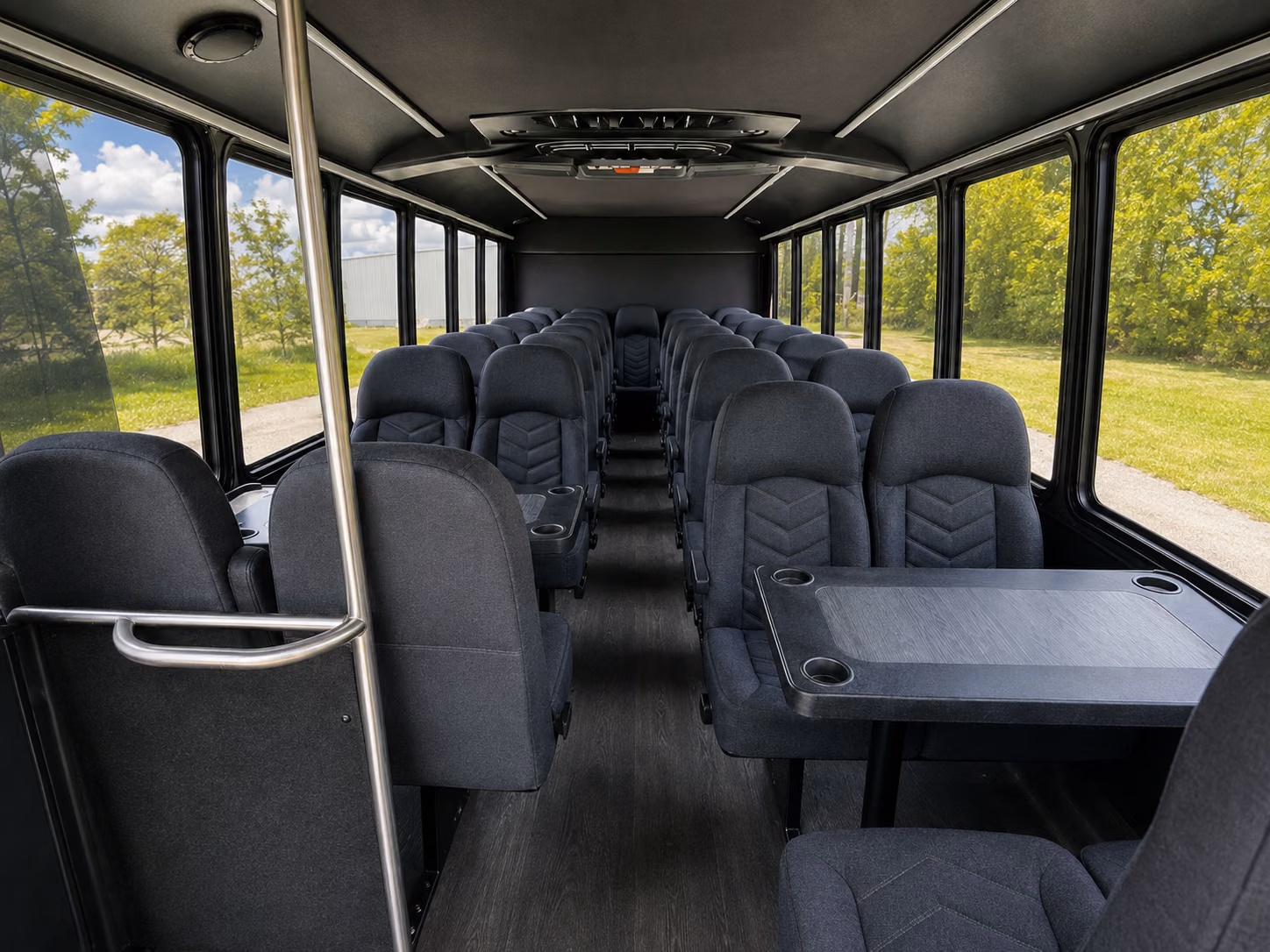 great falls 18 passenger minibus interior