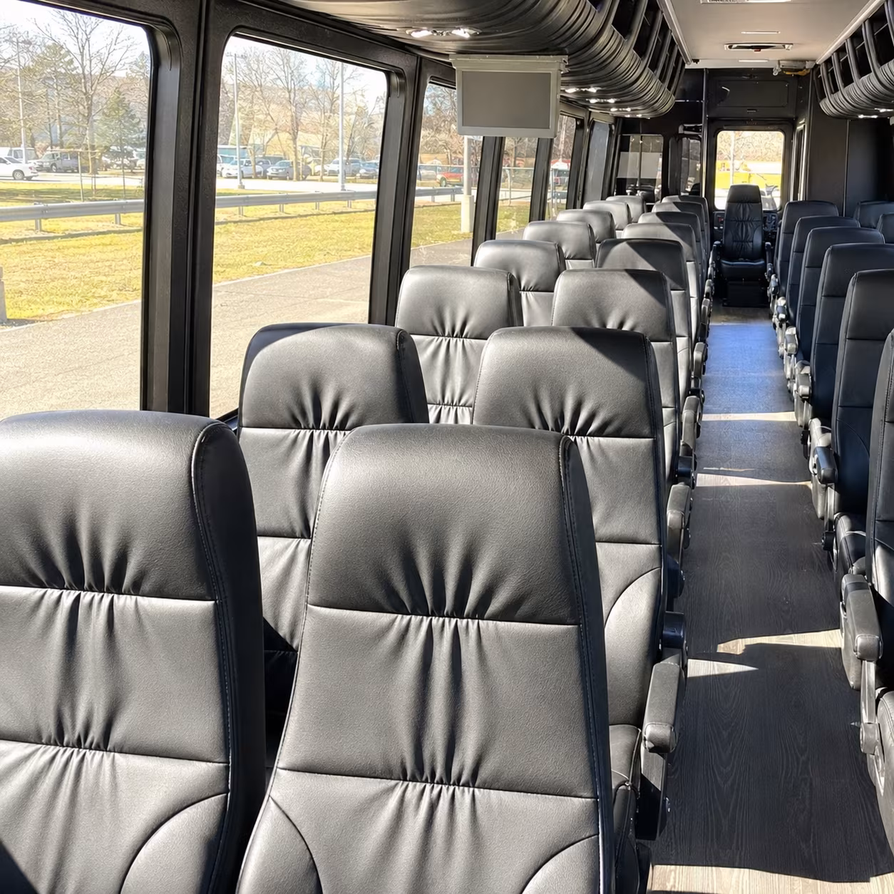 great falls 25 passenger minibus inside