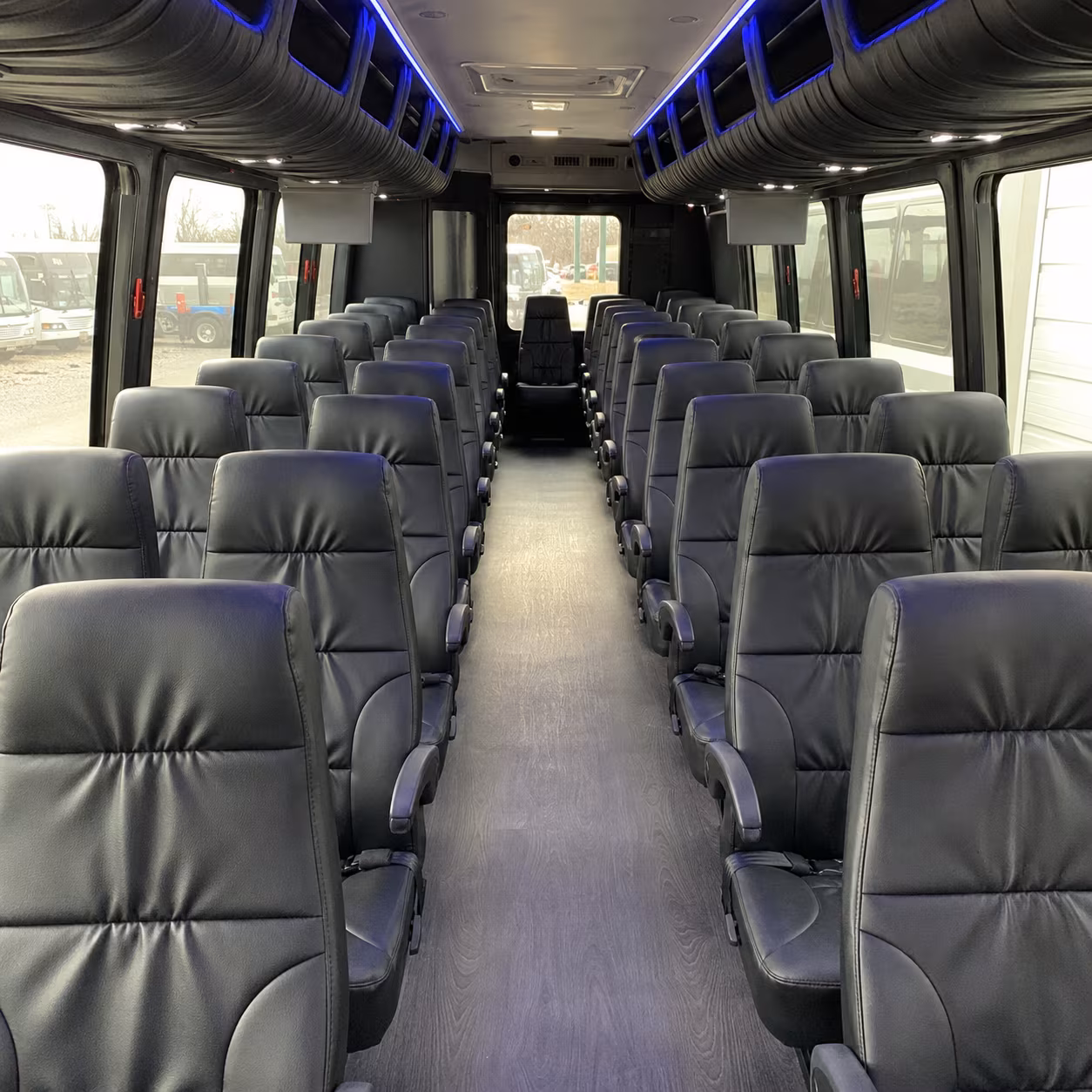 great falls 28 passenger minibus inside
