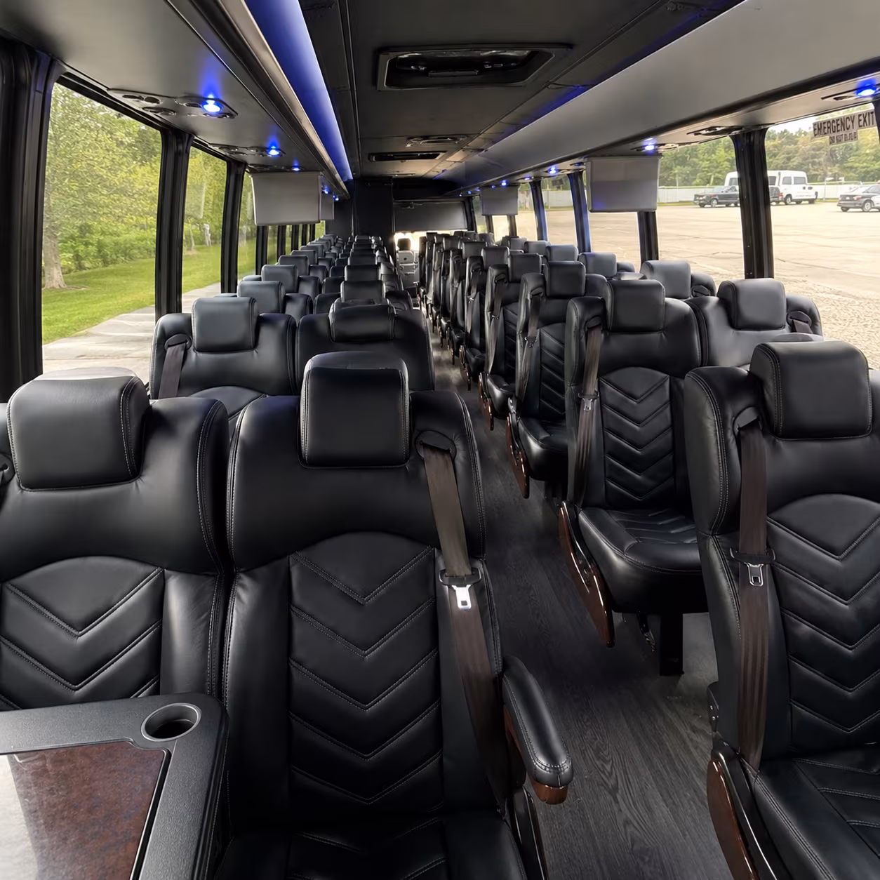 great falls 28 passenger minibus interior