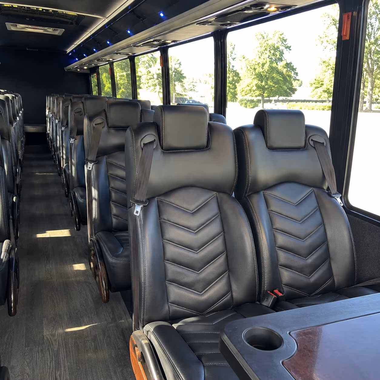 great falls 30 passenger minibus interior