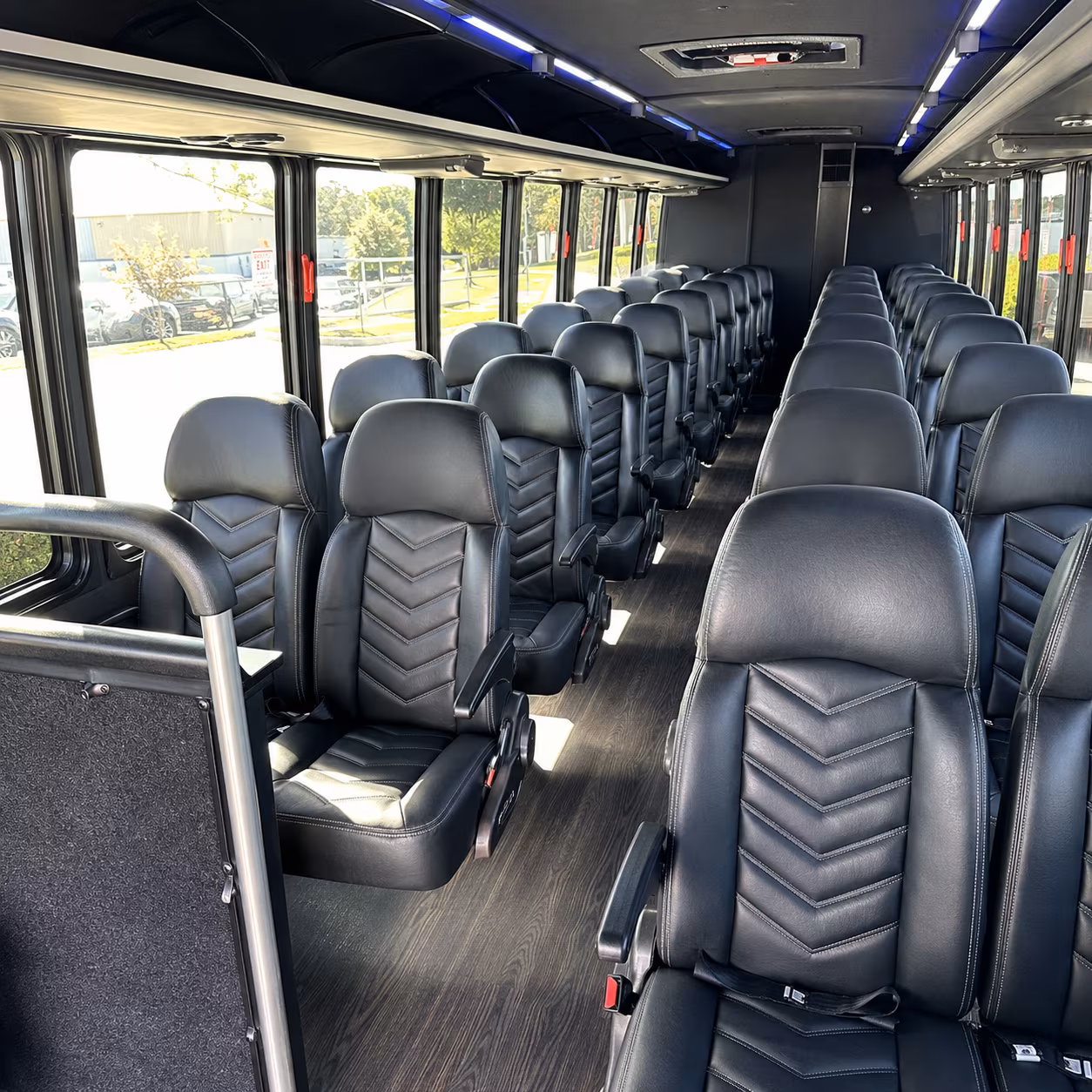 great falls 35 passenger minibus inside