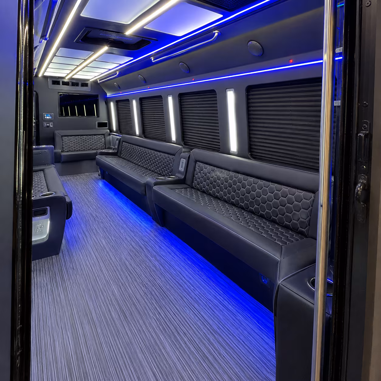 great falls party bus rental interior