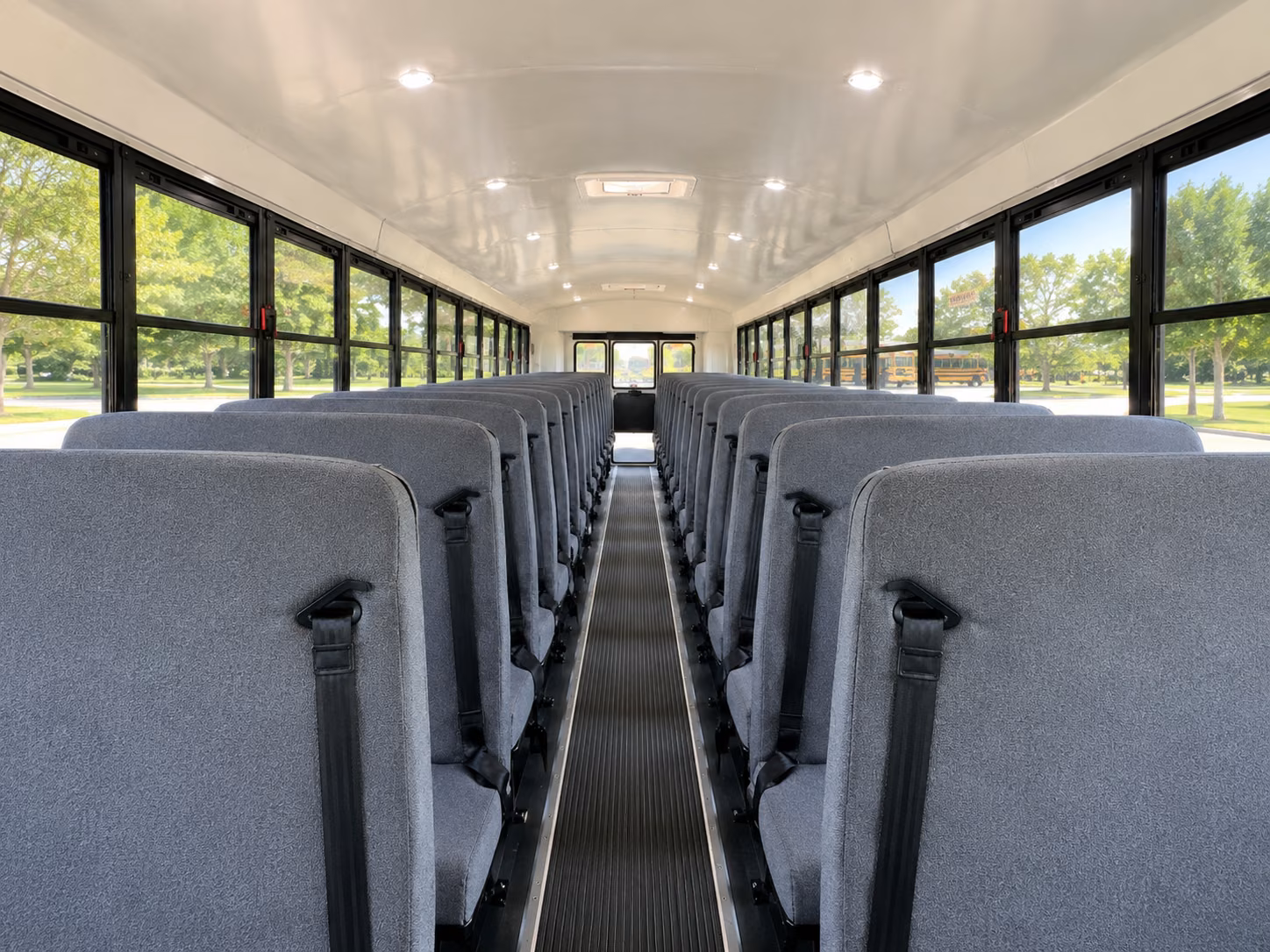 great falls school bus inside