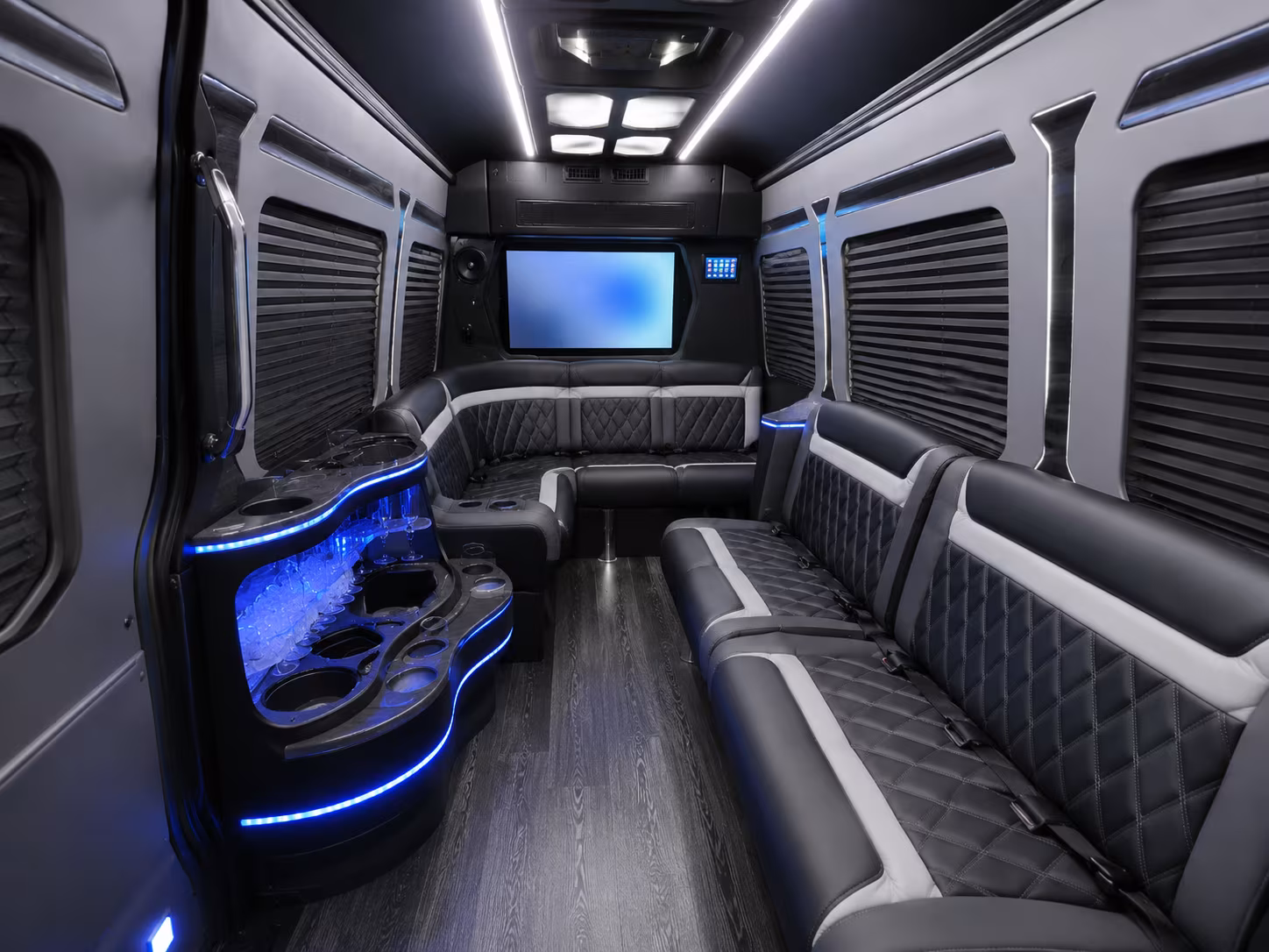 great falls sprinter limousine interior