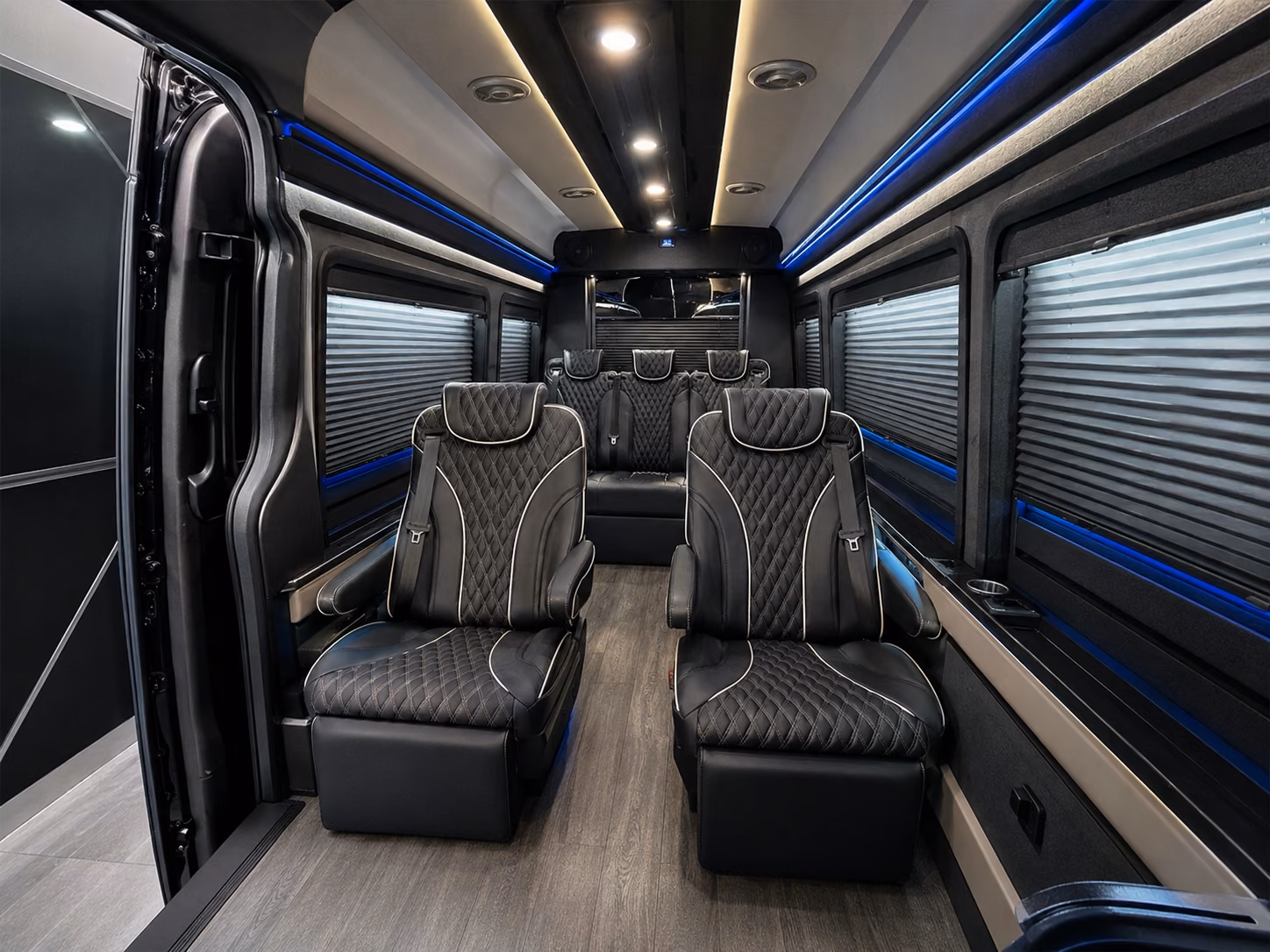 great falls sprinter van with driver inside
