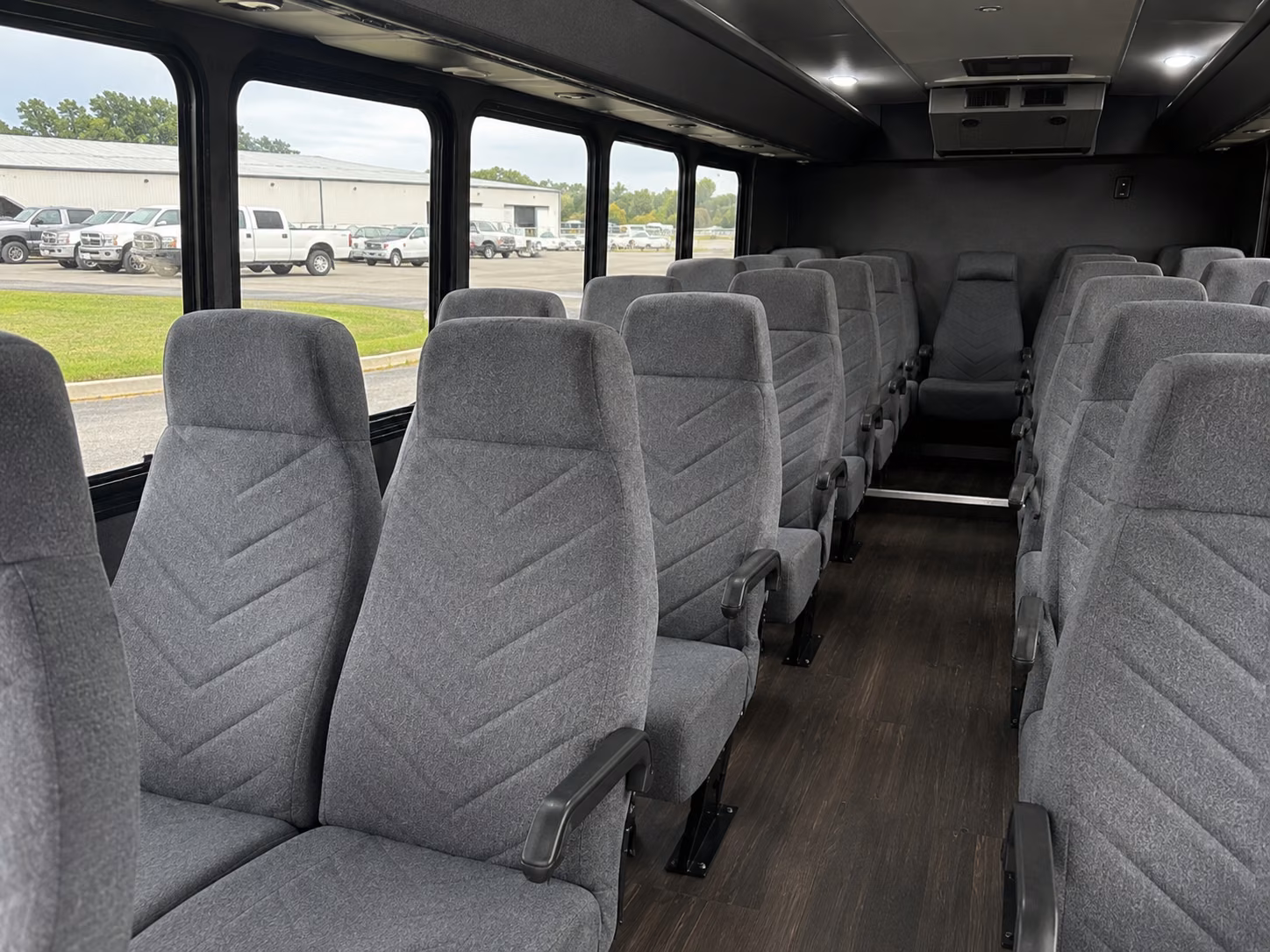 rent a charter bus in great falls for group prom arrivals
