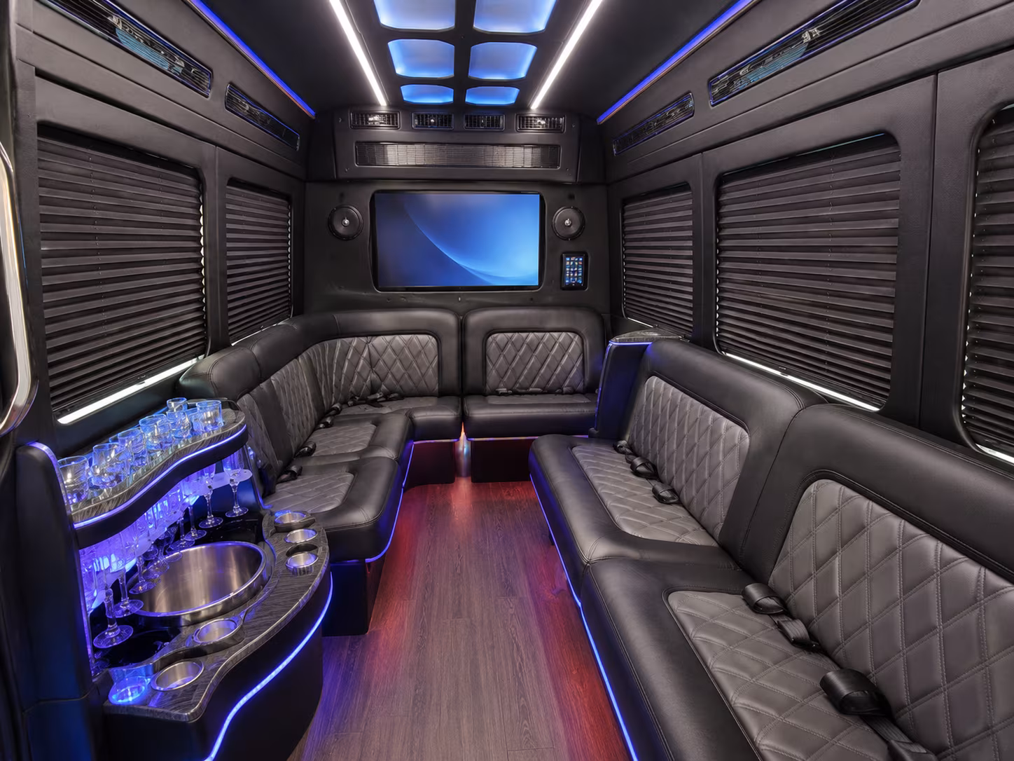 sprinter vans and minibuses for small group corporate transportation in great falls