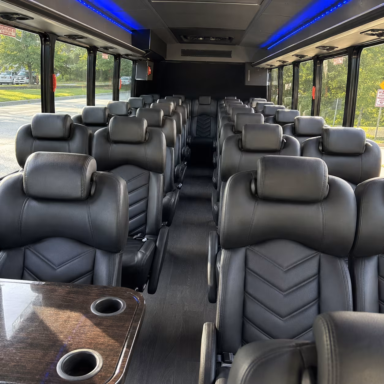 wedding guest shuttle buses between great falls hotels and ceremony venues